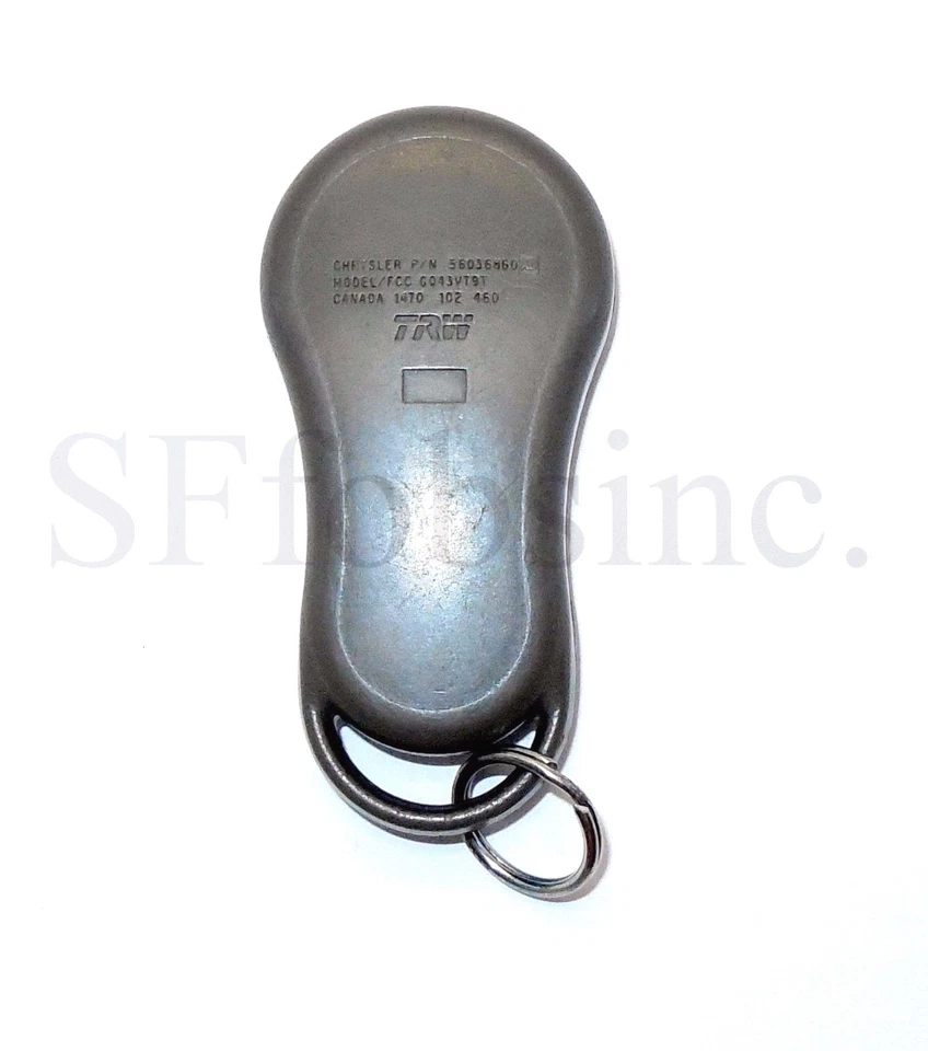 OEM 1999 2000 2001 JEEP GRAND CHEROKEE MANDO A DISTANCIA SIN LLAVE GRIS 56036860 GQ43VT9T Foto 3 de 3