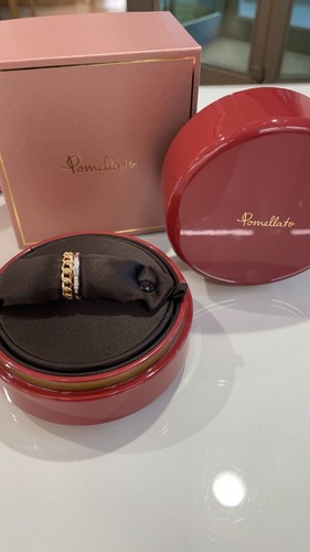 ANELLO MILANO ORO BIANCO/ ORO ROSA E DIAMANTI BIANCHI POMELLATO - Foto 3 di 4