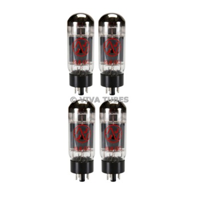 New Plate Current Matched Quad (4) JJ / Tesla Electronics 6L6GC Vacuum Tubes