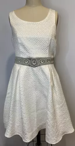 Star Wars Her Universe Princess Leia Cosplay Skater Dress Size L White