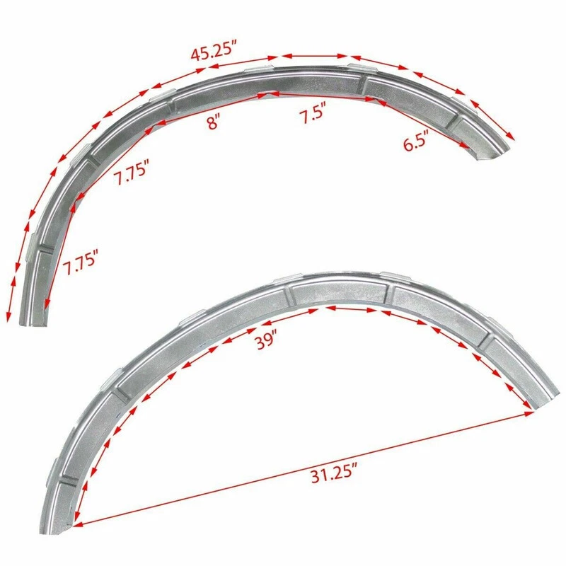 Inner Outer Fender Flare Arch Wheel Protector Set Suzuki Samurai SJ410 SJ413 Foto 4 de 4