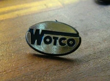Wotco Company Logo Lapel Pin - Vintage Tools Equipment Worker Customer Souvenir