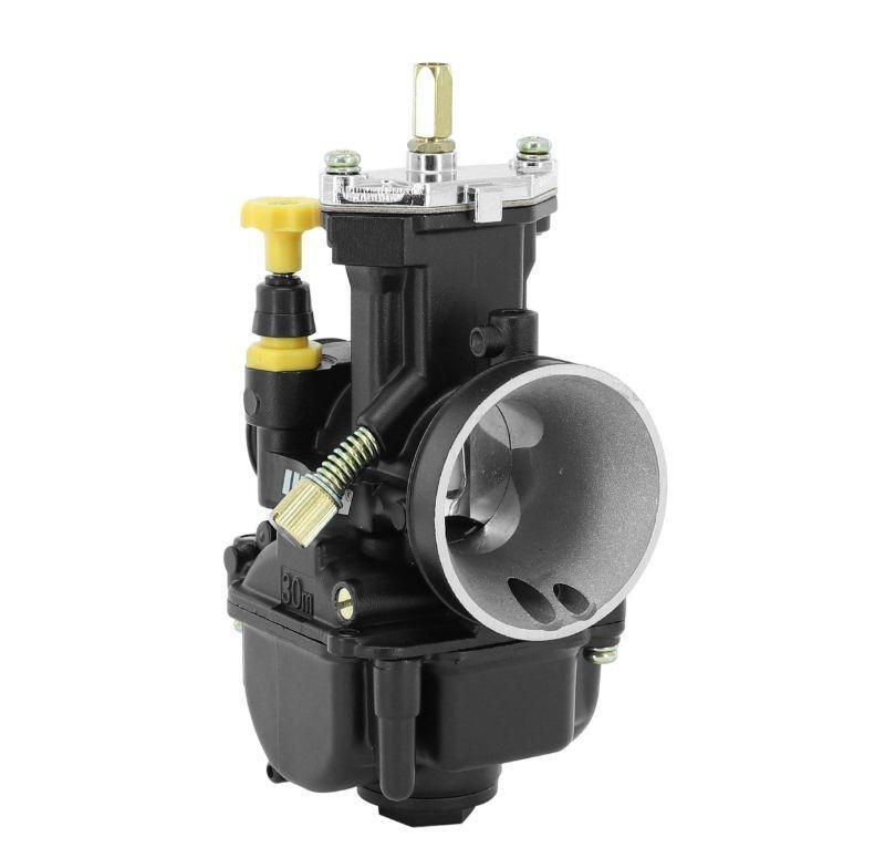 Carburateur ft 30mm boisseau plat Voca Racing en alliage usiné haute finition