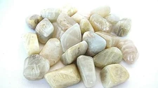 One Moonstone Tumbled Stone 25-30mm Reiki Healing Crystal Feminine Energy Sleep