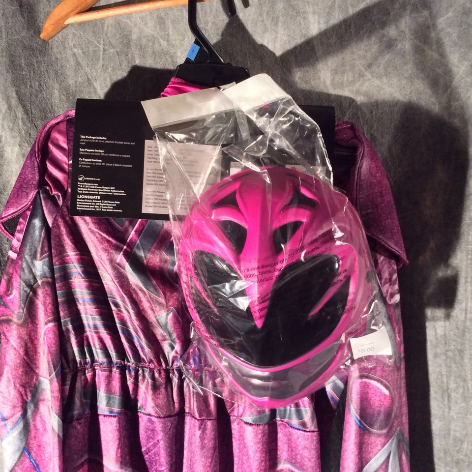 NEW IN BOX  Power Ranger Pink Ranger CHILD Costume Size L/G (10-12) - Image 3 of 4