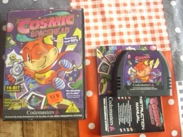 COSMIC SPACEHEAD ORIGINALE SEGA MEGADRIVE COMPLET AVEC NOTICE envoi gratuit