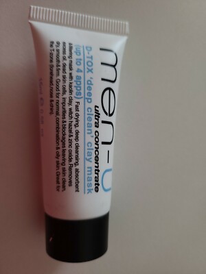 MEN-Ü  D-TOX DEEP CLEAN CLAY MASK ULTRA CONCENTRATE 15 ML NEU