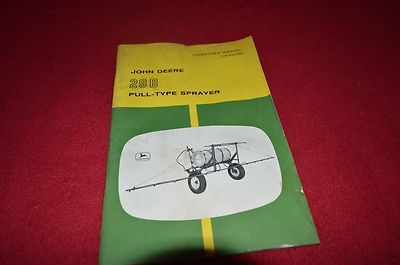 John Deere 29B Pull Type Sprayer Operator's Manual BWPA
