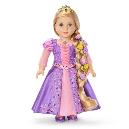 American Girl Disney Princess Rapunzel Collector Doll 2023 Swarovski Holiday NEW - Afbeelding 1 van 8