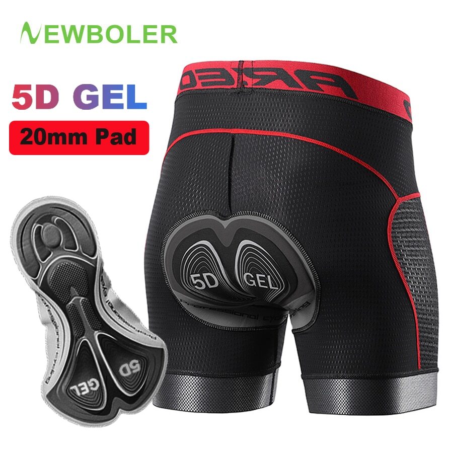 Shockproof Gel Pad Cycling Shorts for Men & Women MTB Biker-image