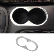 For Mazda CX-5 13-2015 Matt Silver Center Console Water Cup Holder Panel Trim 1X