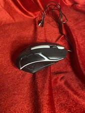 Youse Model YU1252 USB Wired Black Mouse Very Good