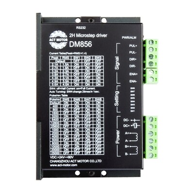 DE Free DM856V3.3 Schrittmotor Treiber 5,6A 24-80VDC for Nema34 Stepper Motor