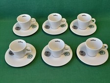 SET 6 TAZZINE + 6 PIATTINI CAFFÈ LAVAZZA TIERRA PORCELLANA IPA ITALY NUOVE. BN37