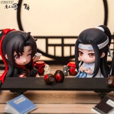 Mo Dao Zu Shi:Wei Wuxian Jiang Cheng Bathrobe Series Figure Model Ornaments Doll