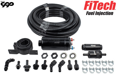 FiTech 50001 INLINE EXTERNAL FRAME MOUNT EFI FI FUEL INJECTION ELECTRIC PUMP KIT