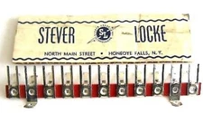 11 Lug Phenolic Terminal Strip Solder NOS Stever Locke USA Amp Tube Pre-Tinned