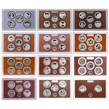 2010-2021 S Clad Quarter Proof America Beautiful National Park Atb 57 Coin Set