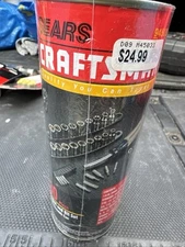 Sears Craftsman Canada Rare 30pc Socket Bit Set 1/4 Spinner Metric Nos 45033 SAE