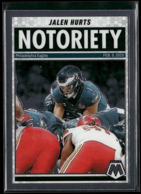 CARTE RECRUE JALEN Hurts RC 2020 Select argent Prizm Eagles MVP SP rare