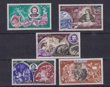 (monaco)1969 Sc 747/7 set MH,0.40c tiny thinness mon moulin  x360