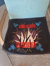 DAVID LEE ROTH VINTAGE RARE 1988 "SKYSCRAPER" CONCERT TOUR BLACK+COLOR BANDANA