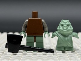 Lego Star Wars Gamorrean Guard Minifigure sw0075 Dark Gray Arms 4476
