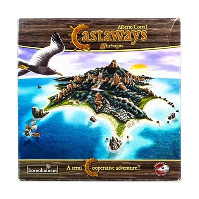 Passport Game Studios Boardgame Castaways Box VG+/NM