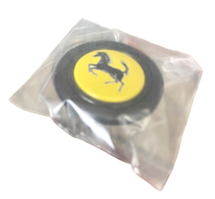 Ferrari F40 Horn Button Genuine OEM MOMO Steering Wheel Yellow