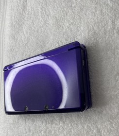 Nintendo 3DS Midnight Purple Handheld Console System-Bundle Lot-Tested-READ!!!