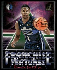2018-19 Donruss #7 Dennis Smith Jr. Franchise Features Green Flood