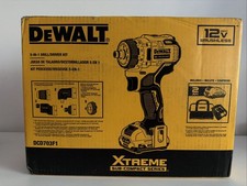 DeWALT DCD703F1 12V Max Brushless Cordless Multi-Head Drill / Driver - Kit New