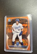 2023 Bowman Sapphire Edition - Chrome Prospects Gavin Cross #BCP-109 Orange /50