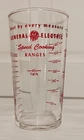 Vintage Federal Glass Co Measure  Advertising GE  Speed Cooking Ranges Oven