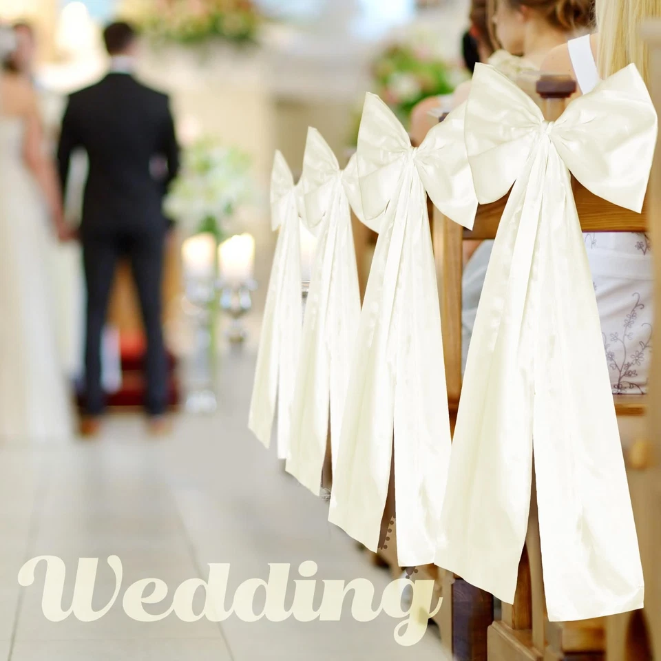 Arcos grandes para boda con colas largas 12 x 29,5 pulgadas pasillo de boda decoración... Foto 3 de 4