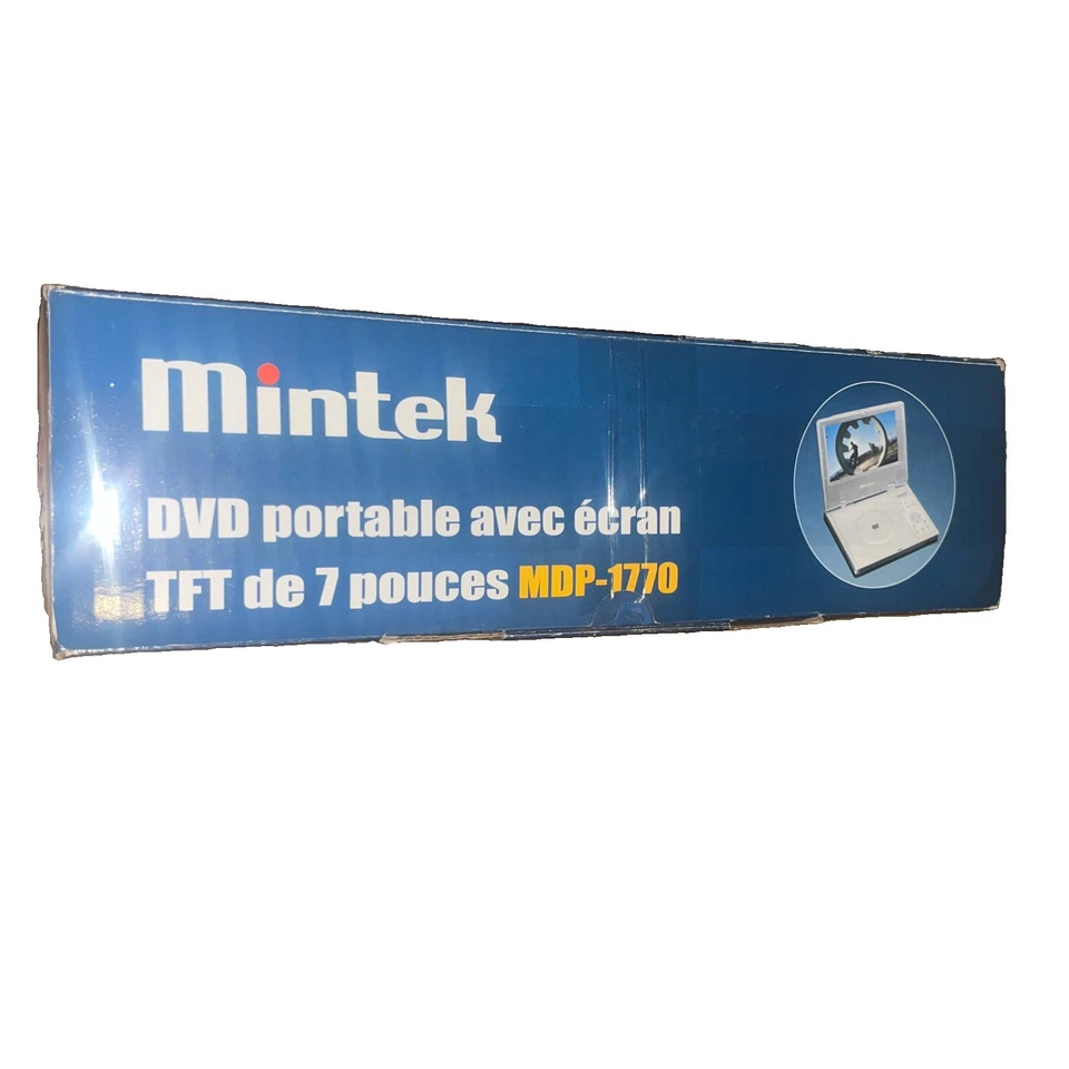 Mintek MDP-1770 Portable DVD Player 7" Works Original Box Includes Battery MINT - Image 2 of 4