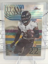 2025 Topps Finest, Team Finest - #TF-4 Derrick Henry (Blue Refractor /99)