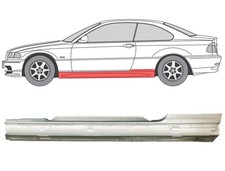 F�r BMW 3er E46 1998- 2004 3 Tur COUPE Voll Schweller Reparaturblech/ Links