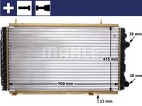 Mahle CR 168 000S KüHler, MotorküHlung, WasserküHler FüR Fiat Ducato Bus (230_)