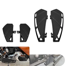 Driver & Passenger Floorboards Male Mount Foot Pegs For Harley Touring 1986-up