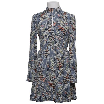Zara Basic, Kleid, Größe: S, Blau/Mehrfarbig, Polyester, Blumen, Damen #sF9