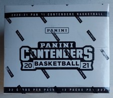 2020-21 Panini Contenders Basketball Cello Fat Pack Box NBA 12 Factory Sealed