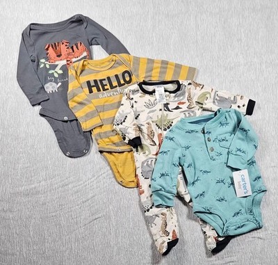 baby clothes boy 0-3 months Baby suit  Pack Of 4 Carter s Gerber