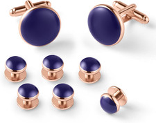 316L Stainless Steel Cufflinks Shirt Studs Business Wedding Gifts for Men