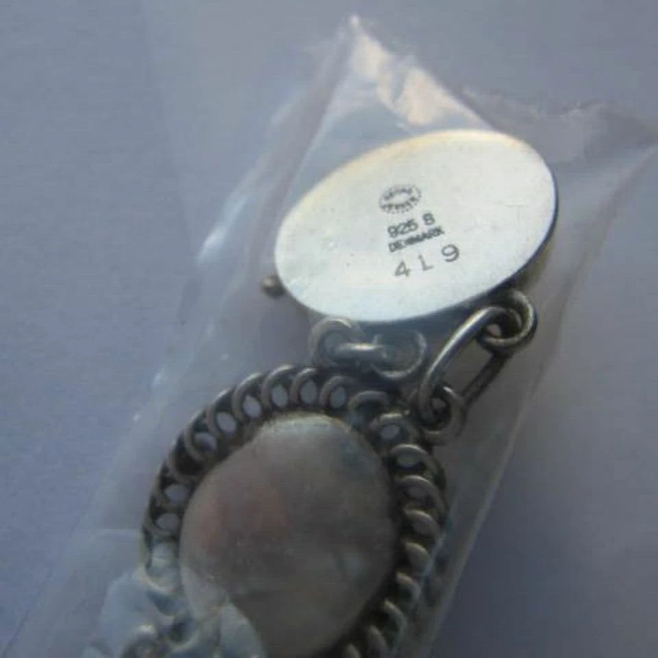 Collana Georg Jensen in argento sterling 925S onice e sfere in argento... - Immagine 3 di 4