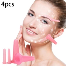Facial Body Relaxation Silicone Cupping Suction Can Vacuum Face Massage Cup