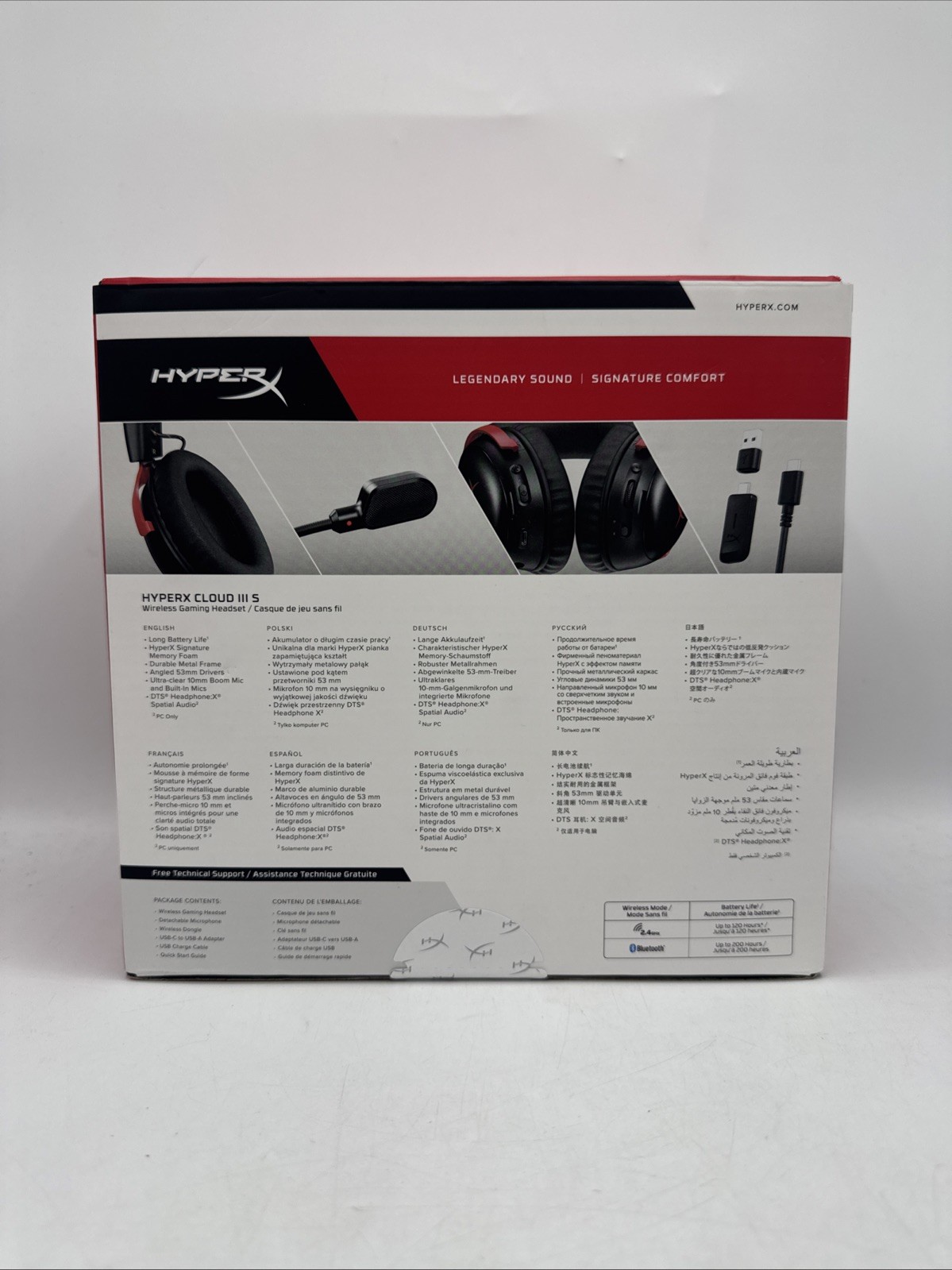 HyperX Cloud III S Wireless Gaming Headset - NEW SEALED!