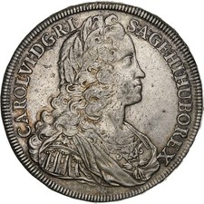 [#1115894] Austria, Karl VI, 1 Thaler, 1734, Vienne, Silver, EF(40-45), KM:816