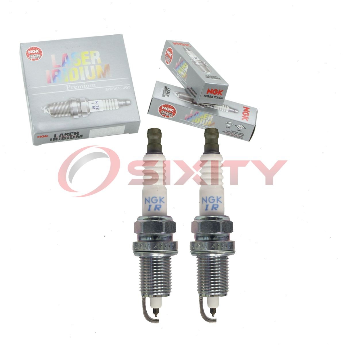 2 pc NGK 4214 IZFR7M Laser Iridium Spark Plugs for XP5405 8M0007190 Ignition zx