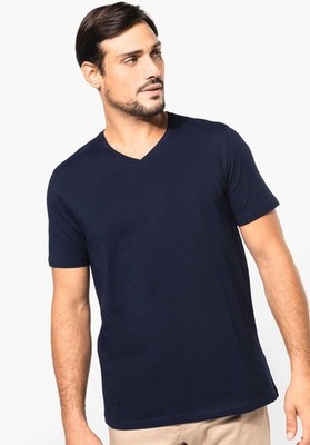Supima  Herren-T-Shirt mit V-Ausschnitt und kurzen Ärmeln | Kariban Premium